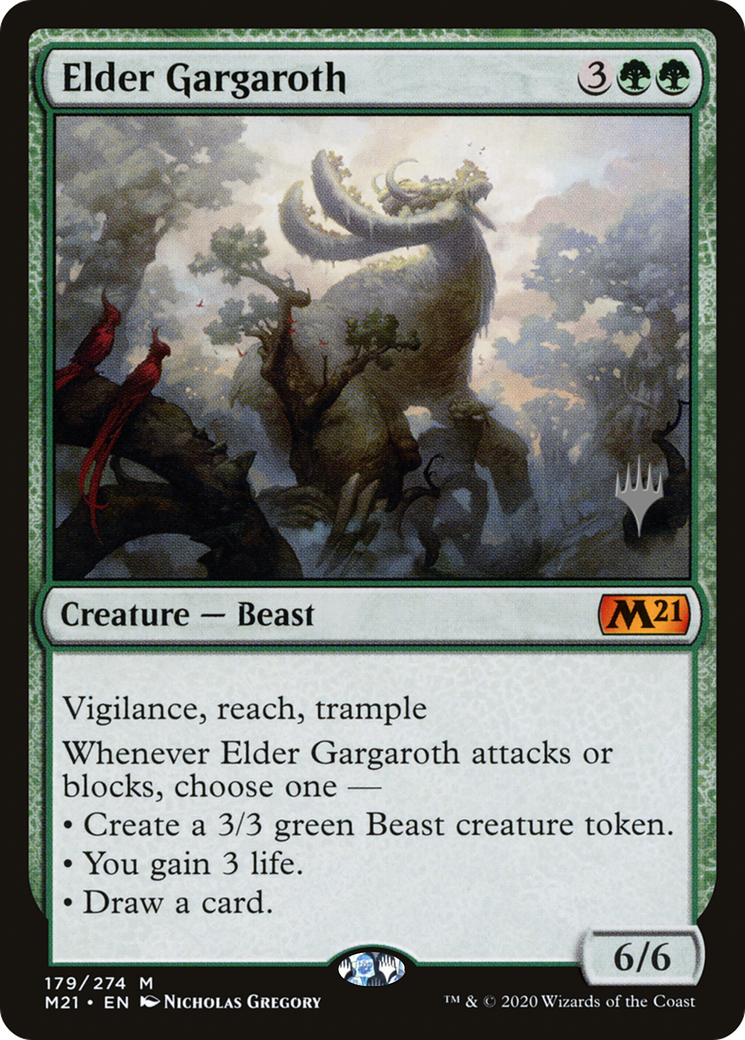 {R} Elder Gargaroth (Promo Pack) [Core Set 2021 Promos][PP M21 179]