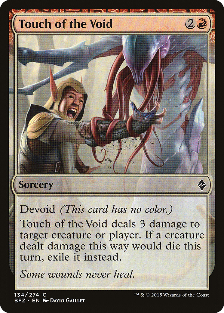 {C} Touch of the Void [Battle for Zendikar][BFZ 134]
