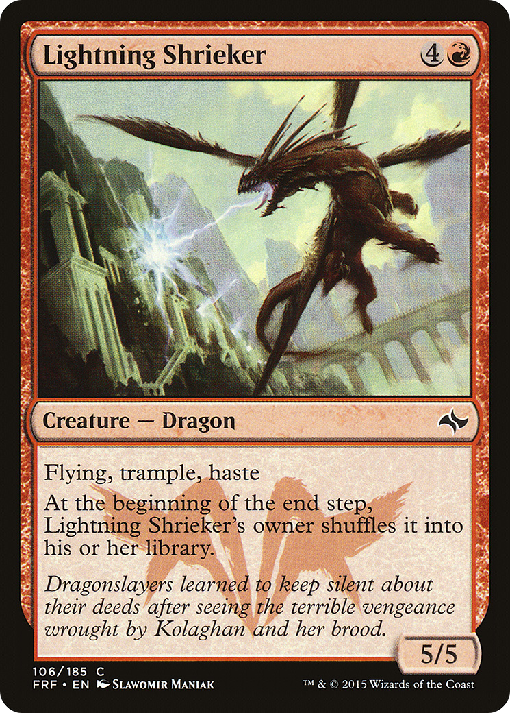 {C} Lightning Shrieker [Fate Reforged][FRF 106]