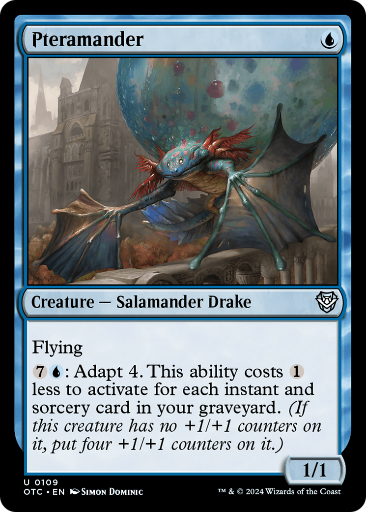 {C} Pteramander [Outlaws of Thunder Junction Commander][OTC 109]