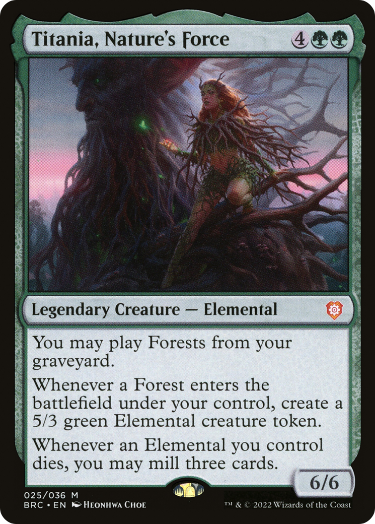 {R} Titania, Nature's Force [The Brothers' War Commander][BRC 025]
