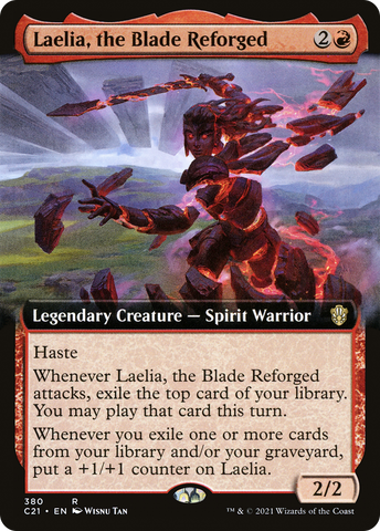 {R} Laelia, the Blade Reforged (Extended Art) [Commander 2021][C21 380]
