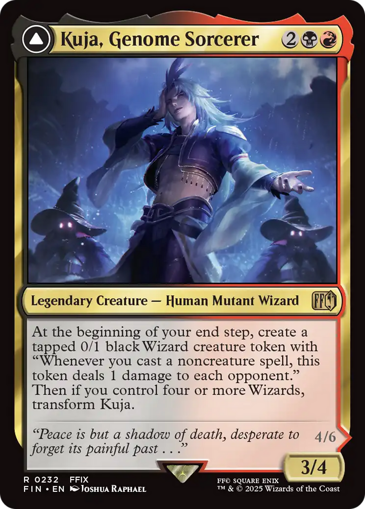 {@@FIN R} Kuja, Genome Sorcerer // Trance Kuja, Fate Defied [FINAL FANTASY][FIN 232]