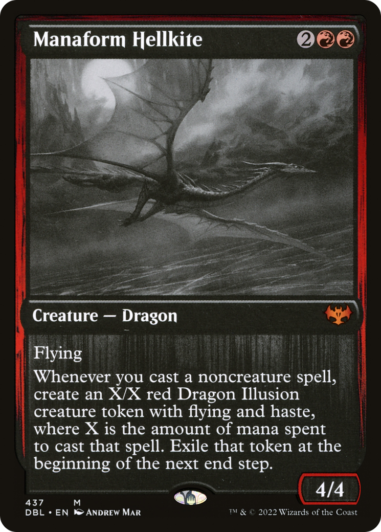 {R} Manaform Hellkite [Innistrad: Double Feature][DBL 437]