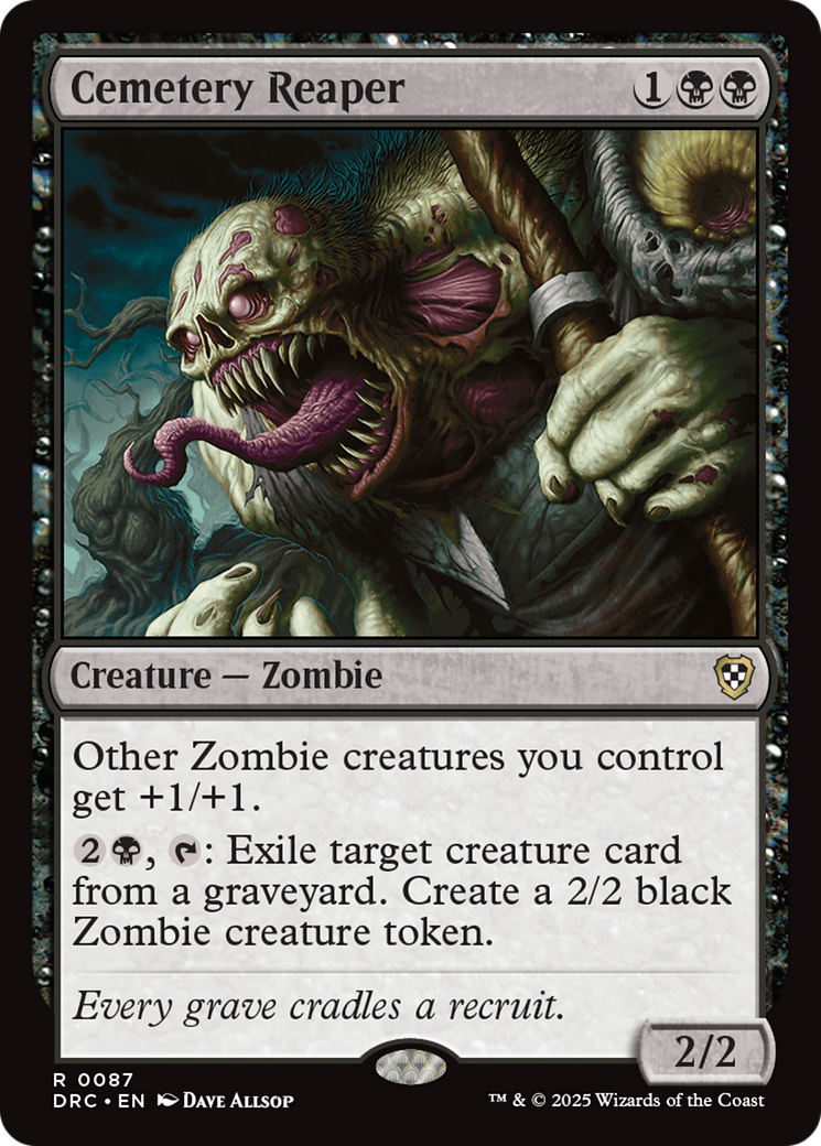 {R} Cemetery Reaper [Aetherdrift Commander][DRC 087]