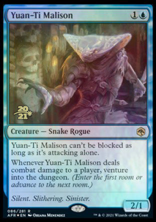 {R} Yuan-Ti Malison [Dungeons & Dragons: Adventures in the Forgotten Realms Prerelease Promos][PR AFR 086]