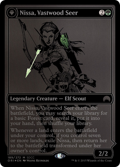 {R} Nissa, Vastwood Seer // Nissa, Sage Animist [San Diego Comic-Con 2015][PA SD15 189]