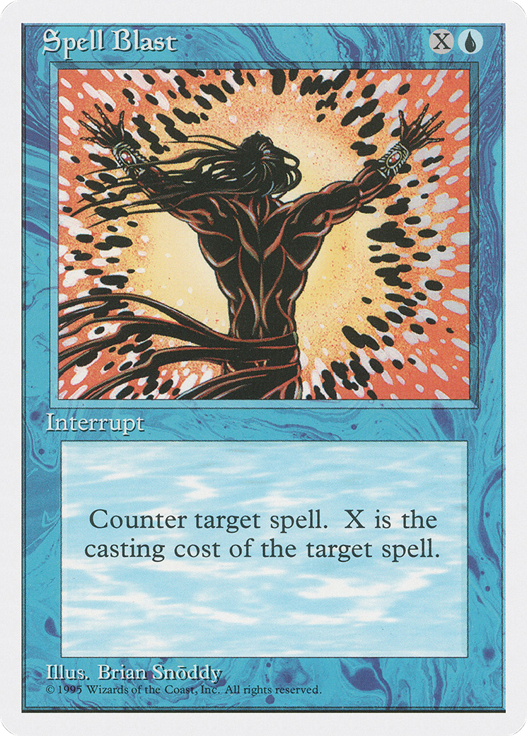 {C} Spell Blast [Fourth Edition][4ED 103] - Misty Mountain Games
