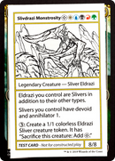 {R} Slivdrazi Monstrosity (2021 Edition) [Mystery Booster Playtest Cards][CMB1 102]