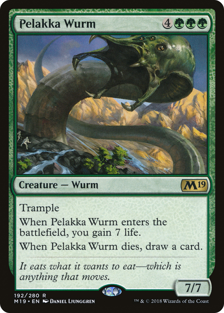 {R} Pelakka Wurm [Core Set 2019][M19 192] - Misty Mountain Games