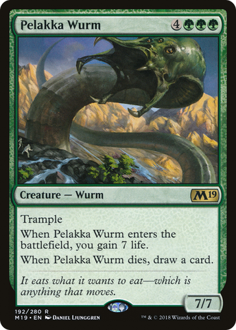 {R} Pelakka Wurm [Core Set 2019][M19 192]