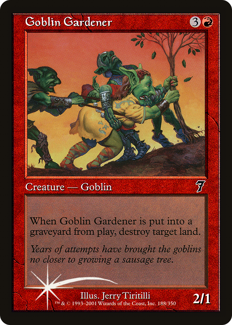 {C} Goblin Gardener [Seventh Edition][7ED 188]