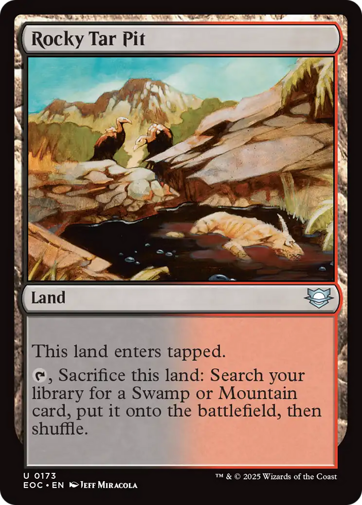 {@@ EOC C} Rocky Tar Pit [Edge of Eternities Commander][EOC 173]