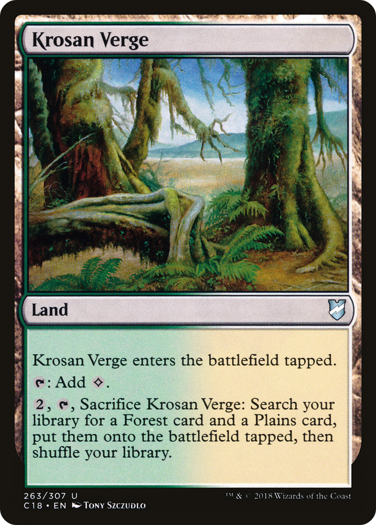 {C} Krosan Verge [Commander 2018][C18 263]