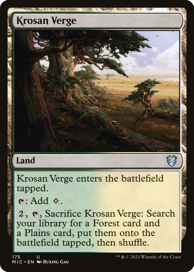 {C} Krosan Verge [Innistrad: Midnight Hunt Commander][MIC 175]