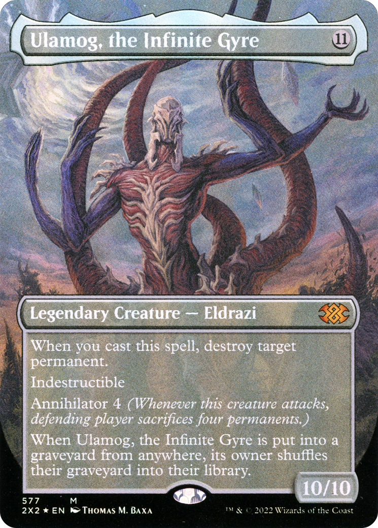 {R} Ulamog, the Infinite Gyre (Textured Foil) [Double Masters 2022][2X2 577]