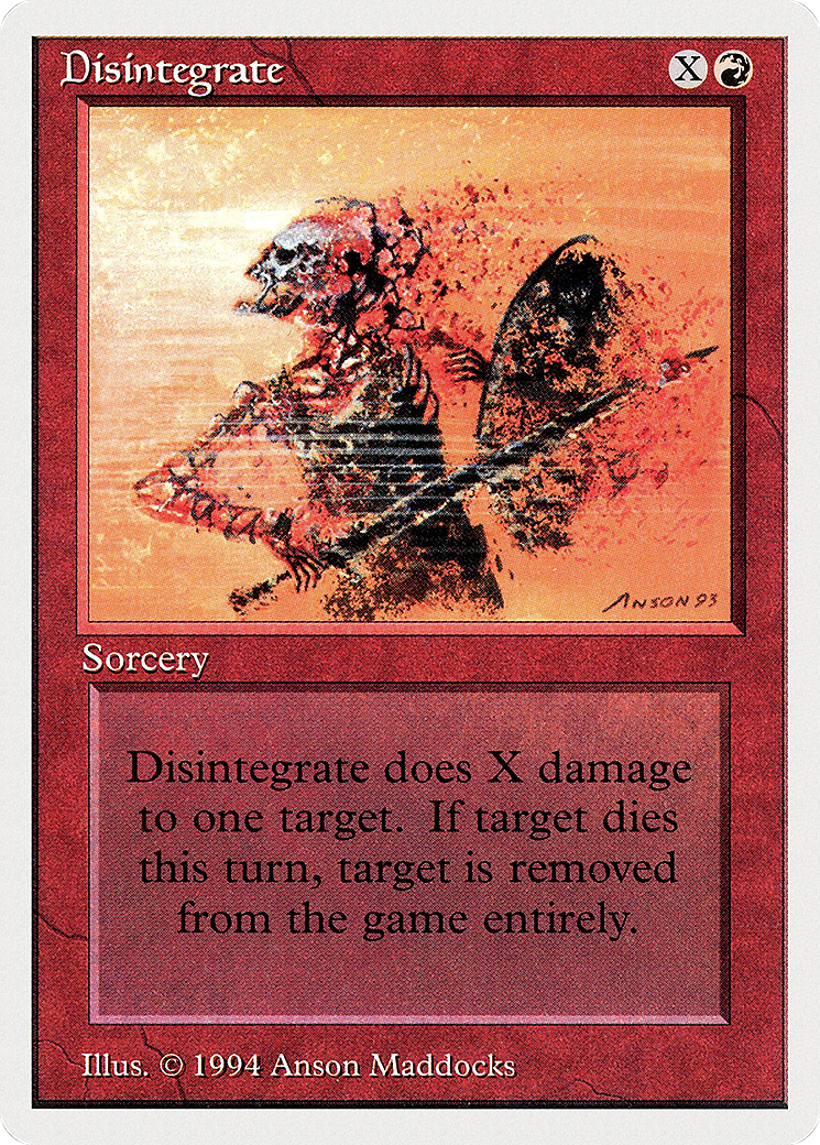 {C} Disintegrate [Summer Magic / Edgar][SUM 142]