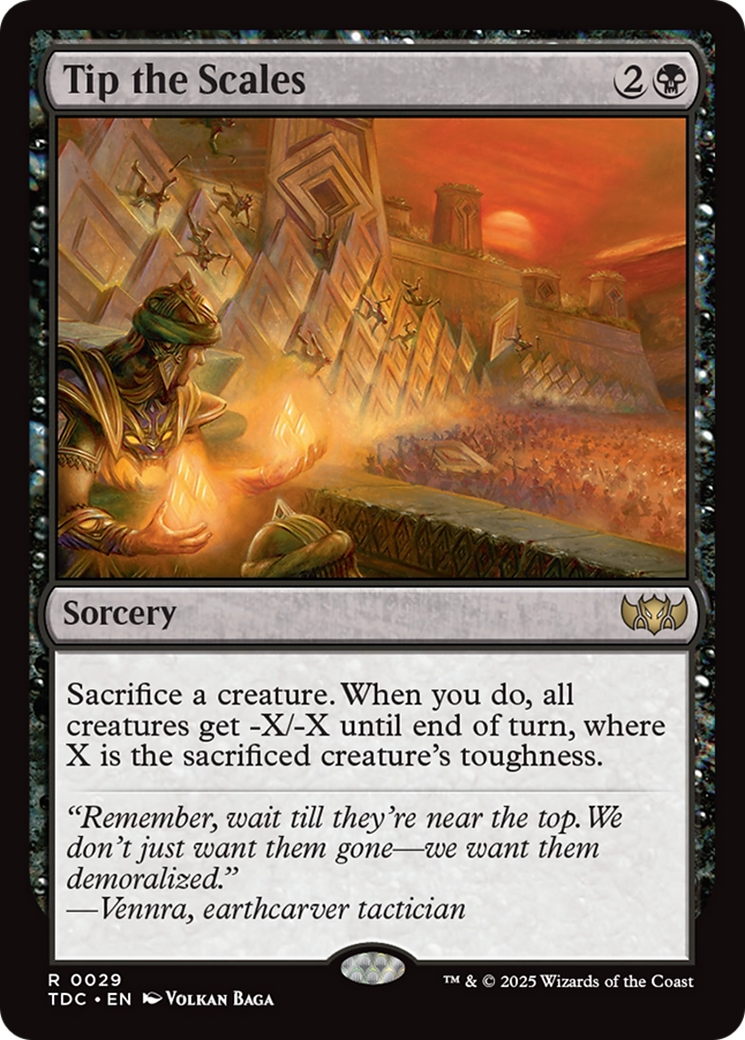{R} Tip the Scales [Tarkir: Dragonstorm Commander][TDC 029]