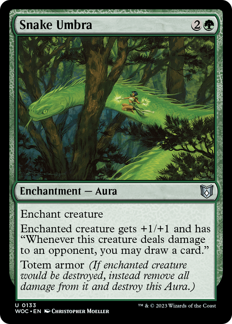 {C} Snake Umbra [Wilds of Eldraine Commander][WOC 133]