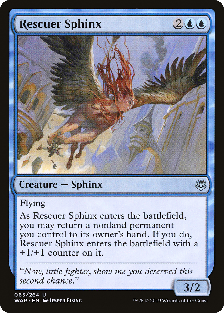 {C} Rescuer Sphinx [War of the Spark][WAR 065]