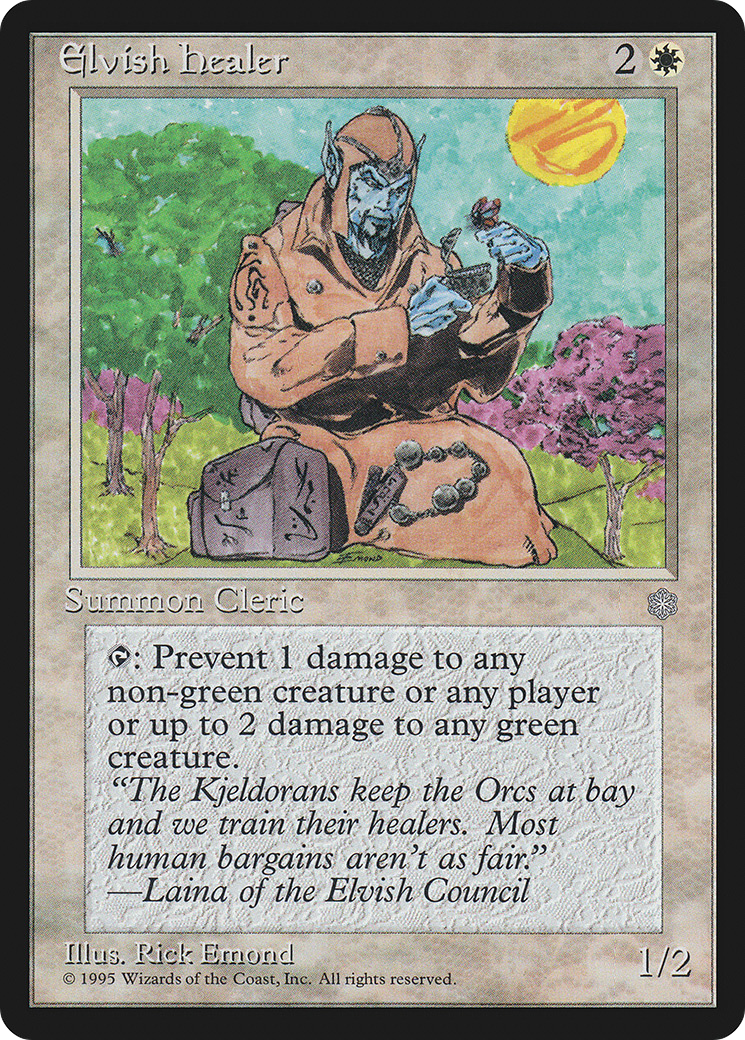 {C} Elvish Healer [Ice Age][ICE 022]