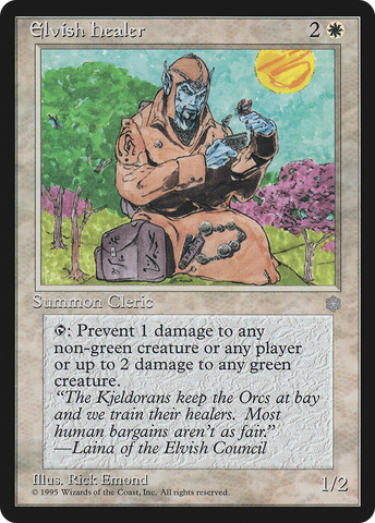 {C} Elvish Healer [Ice Age][ICE 022]