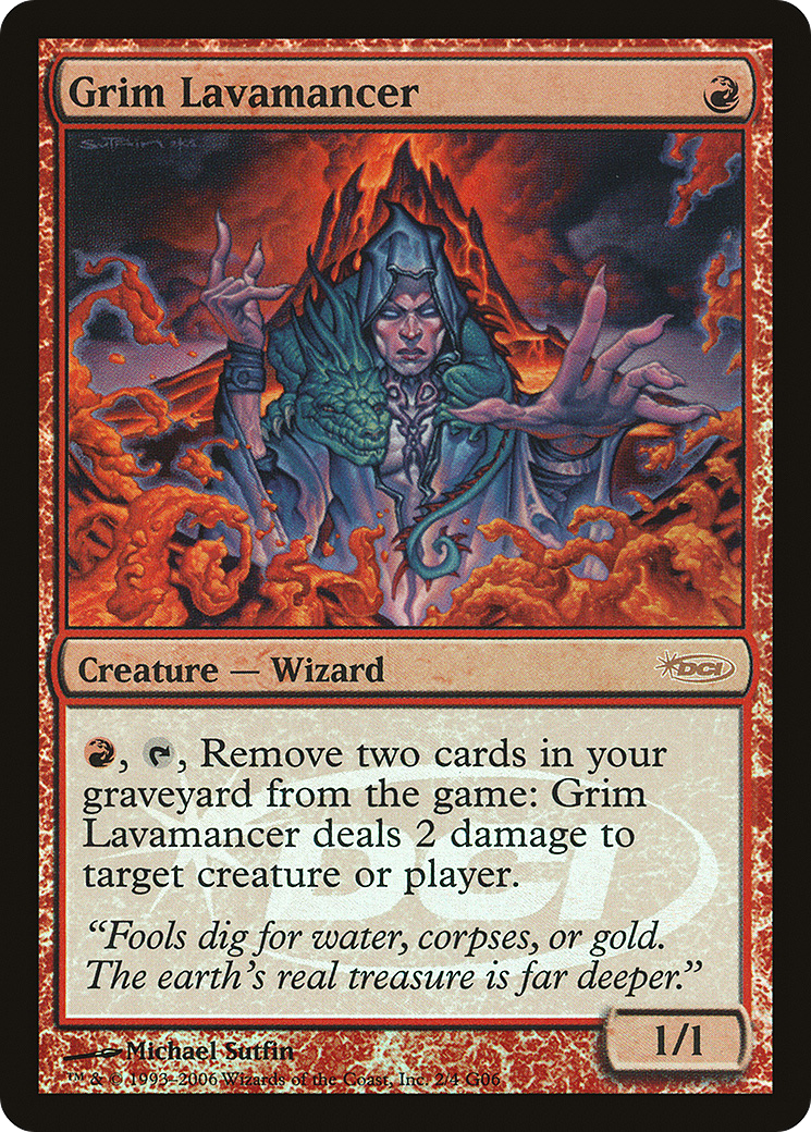 {R} Grim Lavamancer [Judge Gift Cards 2006][PA J06 002] - Misty Mountain Games