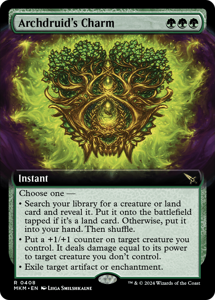 {@R} Archdruid's Charm (Extended Art) [Murders at Karlov Manor][MKM 408]