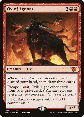 {R} Ox of Agonas [Kamigawa: Neon Dynasty Commander][NEC 108]