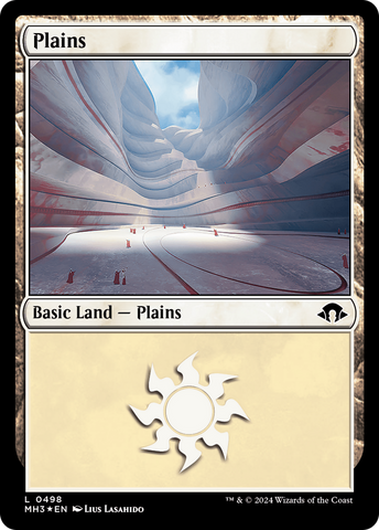 {B} Plains (0498) (Ripple Foil) [Modern Horizons 3][MH3 498]
