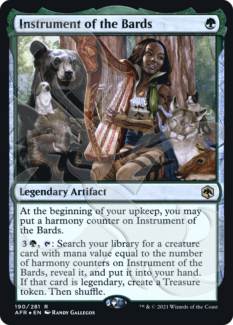 {R} Instrument of the Bards (Ampersand Promo) [Dungeons & Dragons: Adventures in the Forgotten Realms Promos][AMP AFR 190]