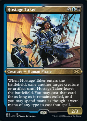 {R} Hostage Taker (Foil Etched) [Double Masters 2022][2X2 505]