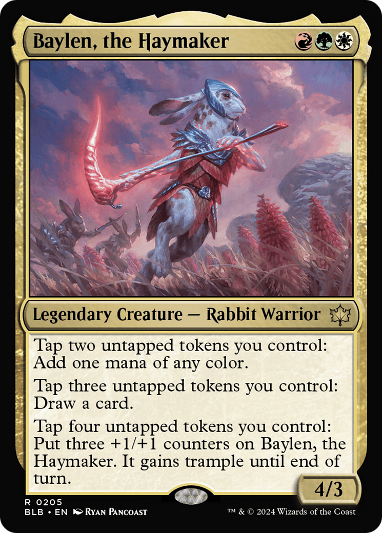 {@R} Baylen, the Haymaker [Bloomburrow][BLB 205]
