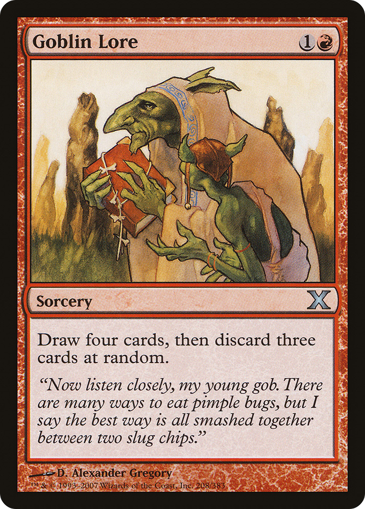 {C} Goblin Lore [Tenth Edition][10E 208]