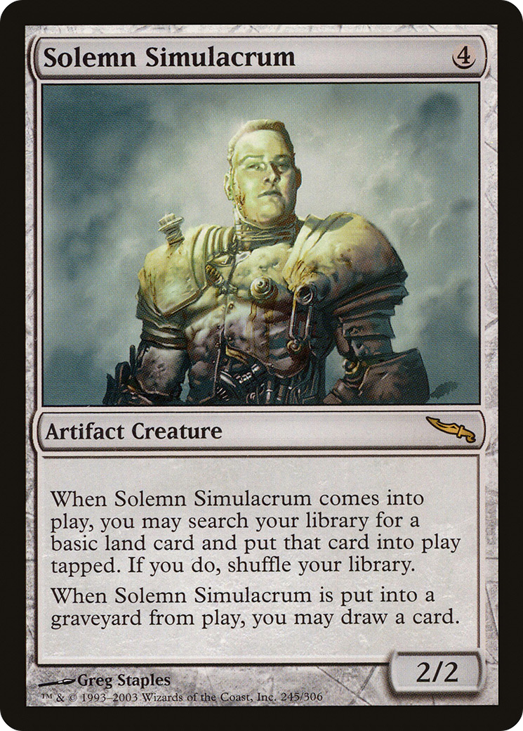 {R} Solemn Simulacrum [Mirrodin][MRD 245] - Misty Mountain Games