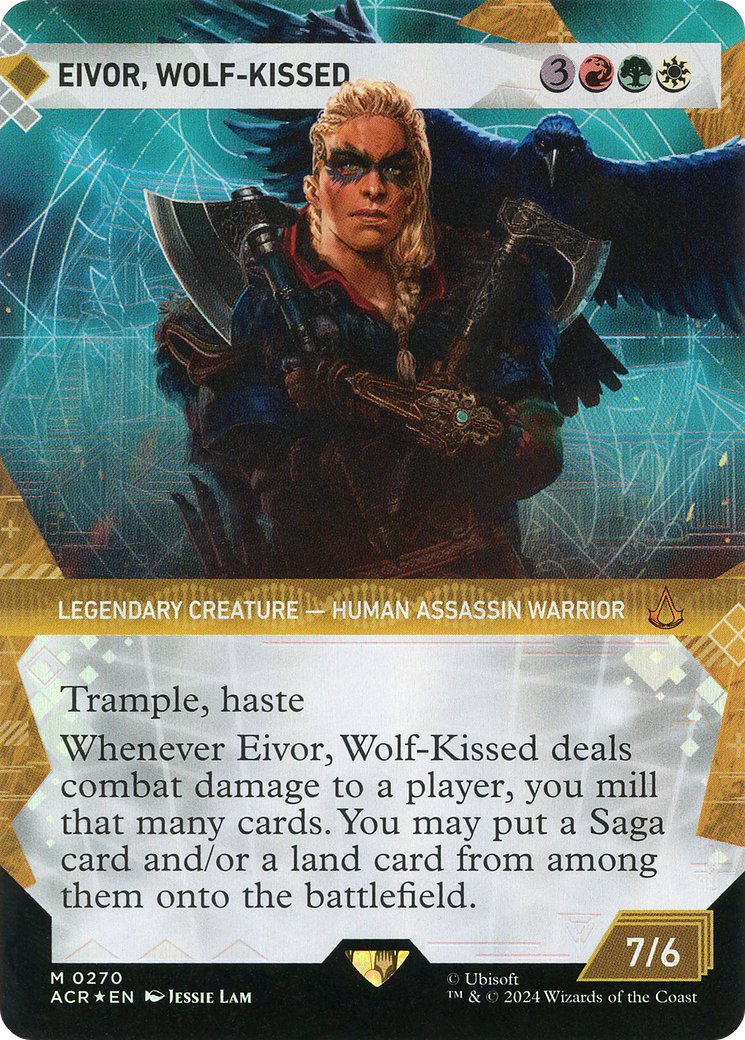 {R} Eivor, Wolf-Kissed (Showcase) (Textured Foil) [Assassin's Creed][ACR 270]