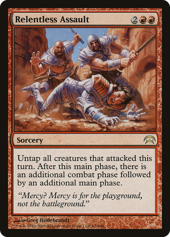 {R} Relentless Assault [Planechase][HOP 062]
