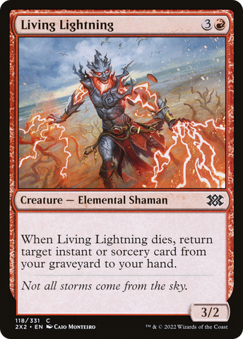 {C} Living Lightning [Double Masters 2022][2X2 118]