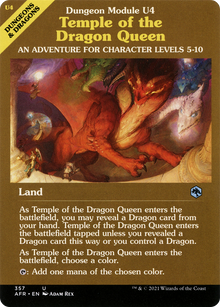 {C} Temple of the Dragon Queen (Dungeon Module) [Dungeons & Dragons: Adventures in the Forgotten Realms][AFR 357]