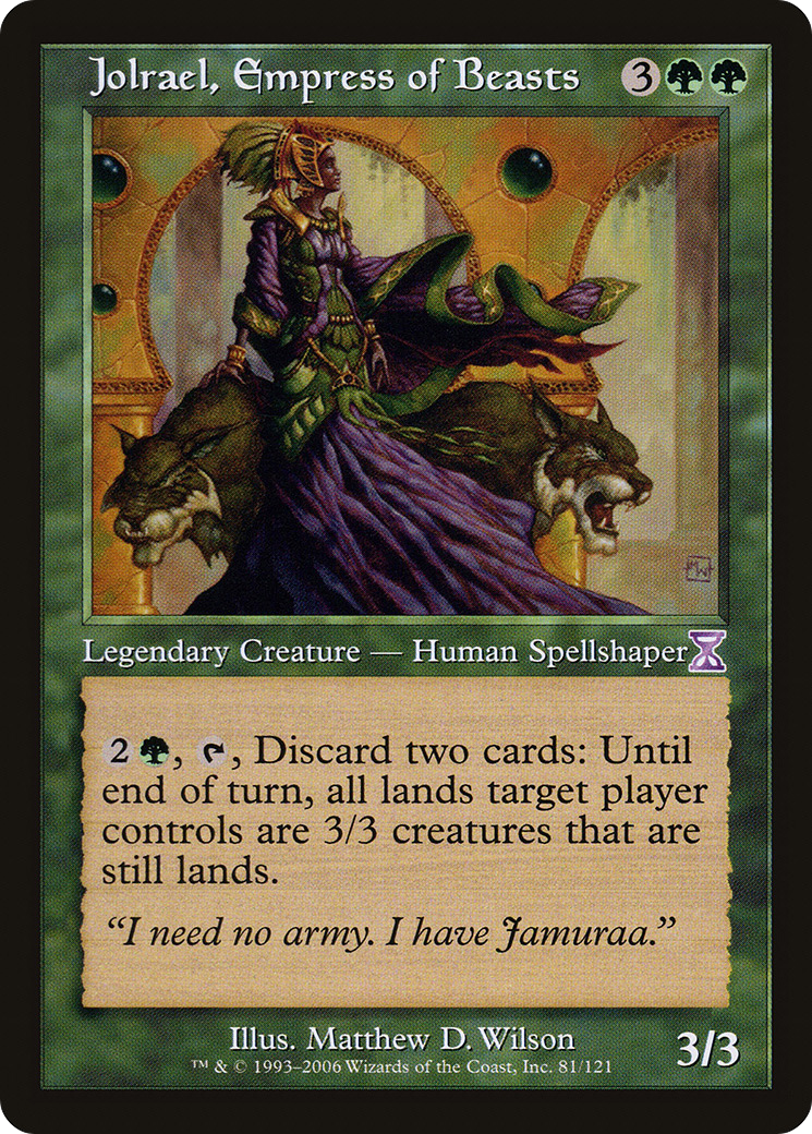 {R} Jolrael, Empress of Beasts [Time Spiral Timeshifted][TSB 081] - Misty Mountain Games