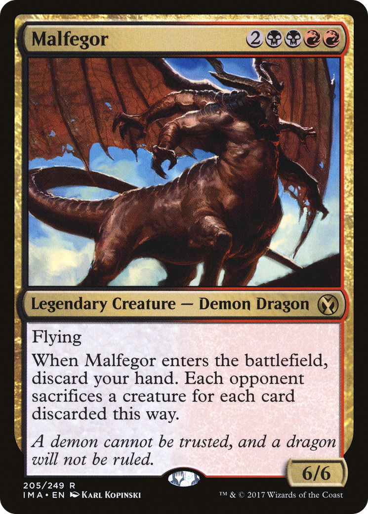 {R} Malfegor [Iconic Masters][IMA 205] - Misty Mountain Games