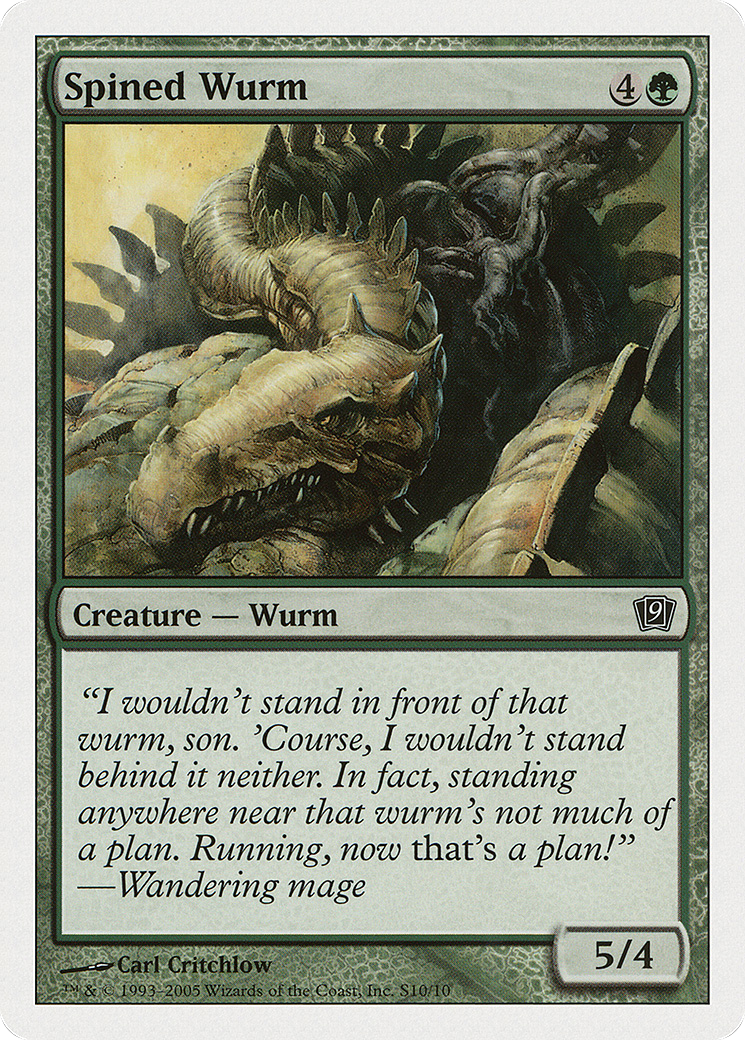 {C} Spined Wurm [Ninth Edition][9ED S10] - Misty Mountain Games