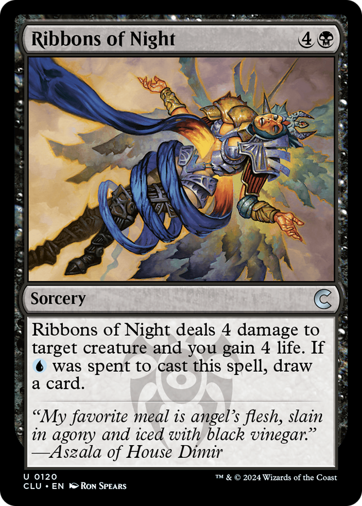 {C} Ribbons of Night [Ravnica: Clue Edition][CLU 120]