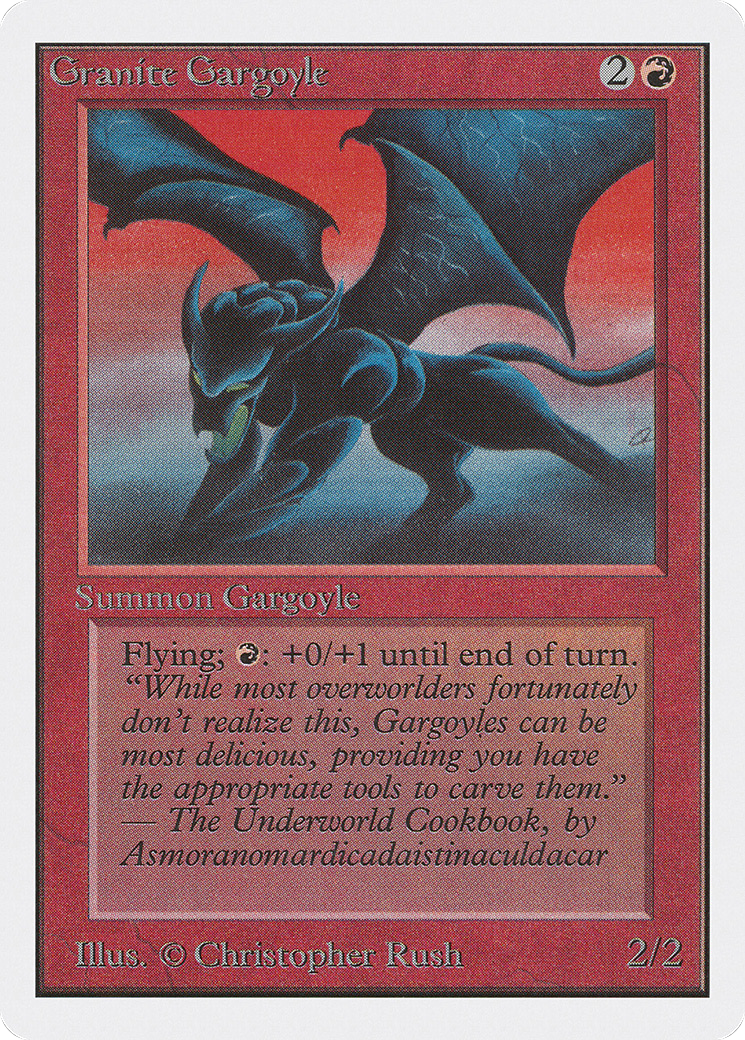 {R} Granite Gargoyle [Unlimited Edition][2ED 156] - Misty Mountain Games