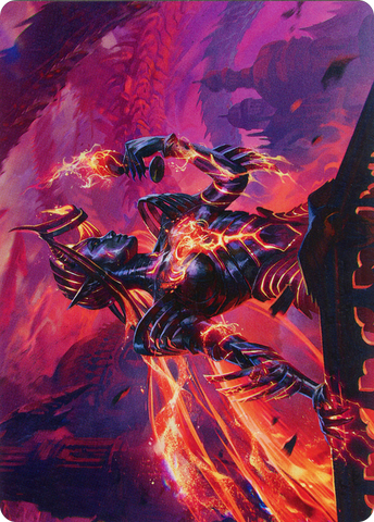 {A} Ayara, Furnace Queen Art Card [March of the Machine Art Series][AMOM 021]