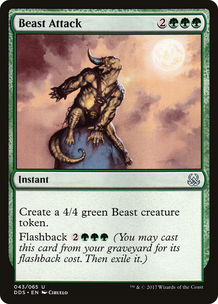 {C} Beast Attack [Duel Decks: Mind vs. Might][DDS 043]