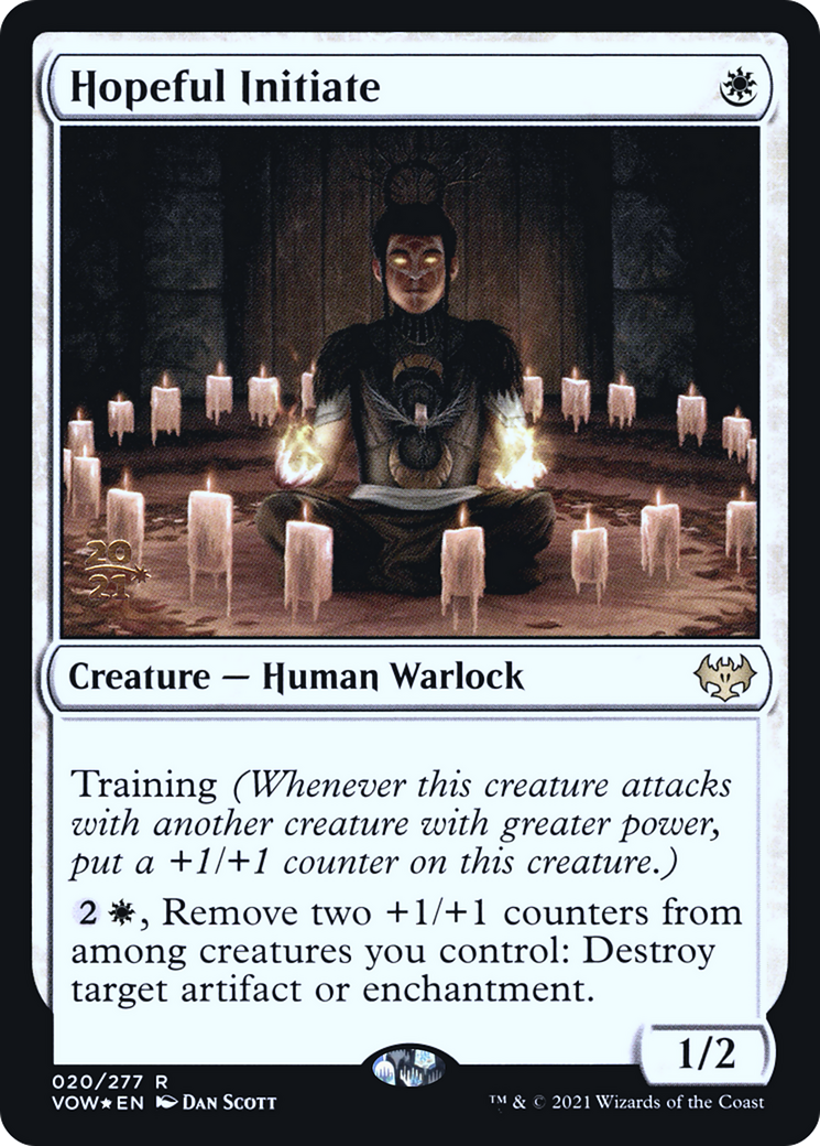 {R} Hopeful Initiate [Innistrad: Crimson Vow Prerelease Promos][PR VOW 020]
