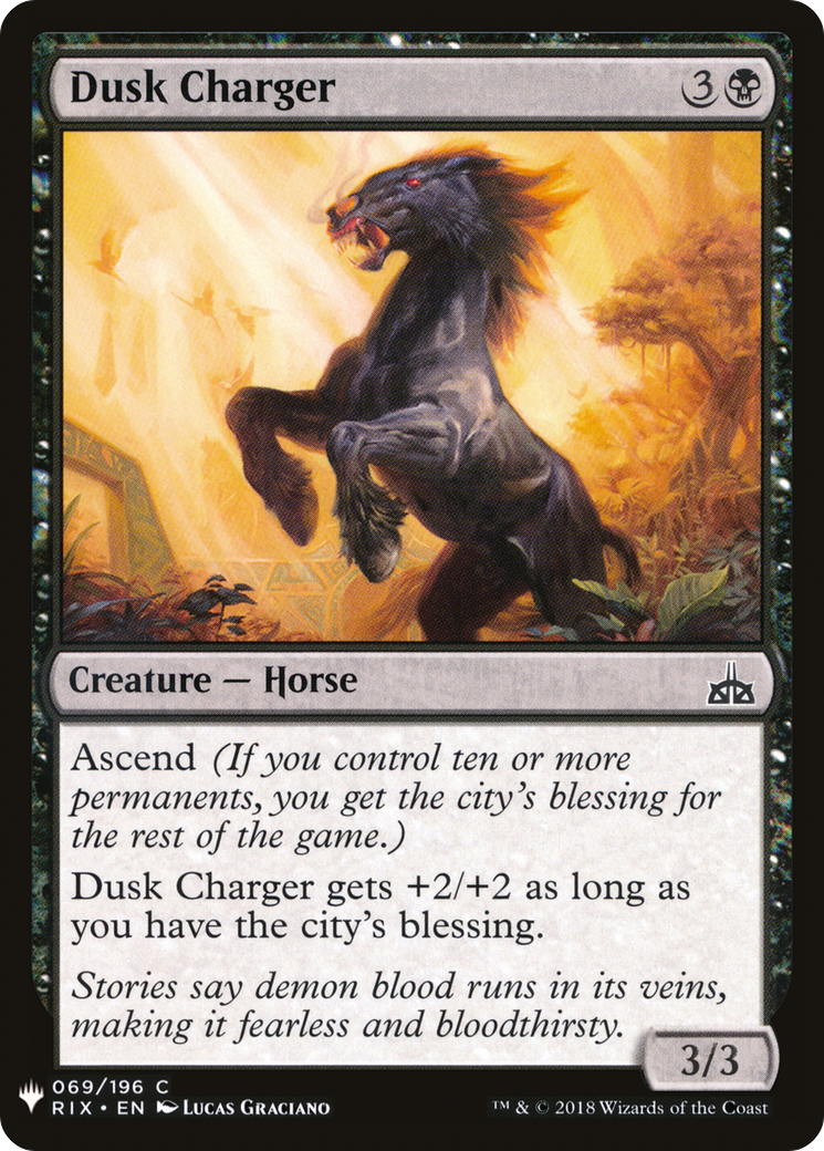{C} Dusk Charger [Mystery Booster][LS RIX 069]