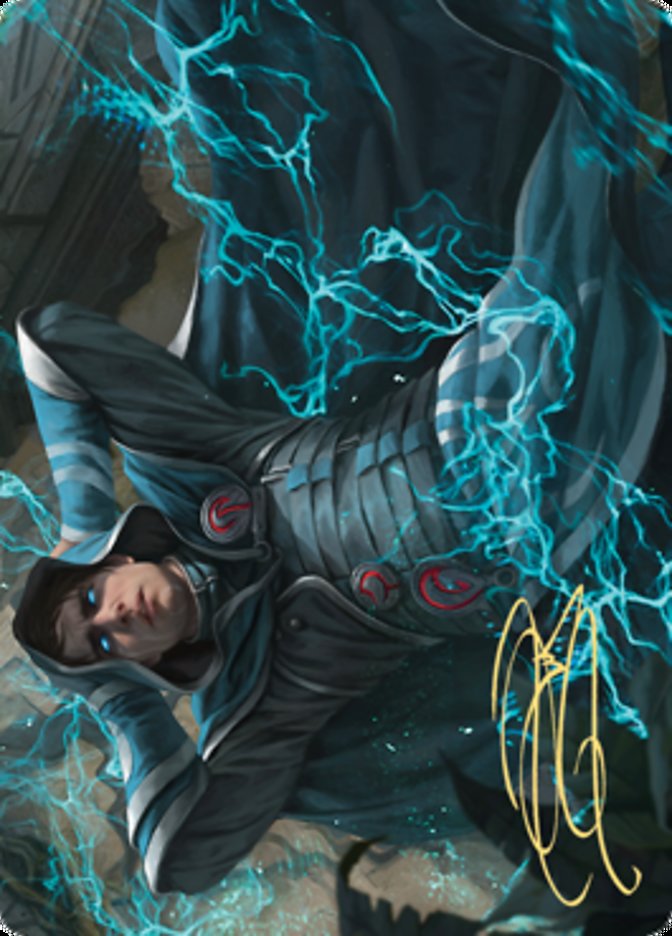 {A} Maddening Cacophony Art Card (Gold-Stamped Signature) [Zendikar Rising Art Series][AZNR 048]