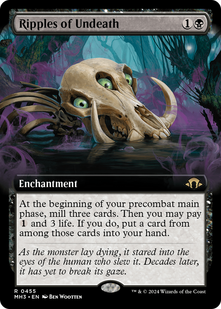 {R} Ripples of Undeath (Extended Art) [Modern Horizons 3][MH3 455]